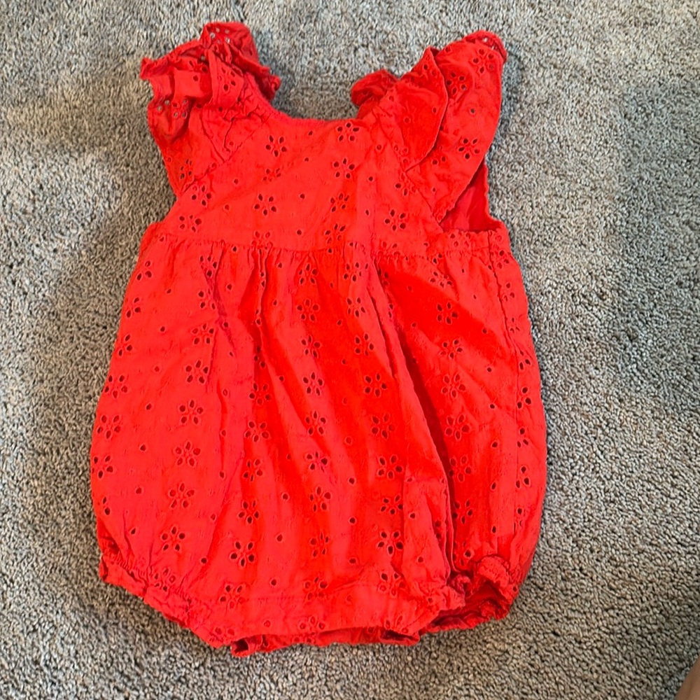 Janie and Jack girls romper